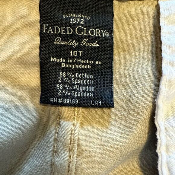 Faded Glory Tan Chinos Relaxed Fit Lightweight - Picture 6 of 7